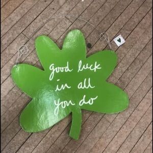 Department 56 Green Shamrock 🍀🍀🍀 Sign
